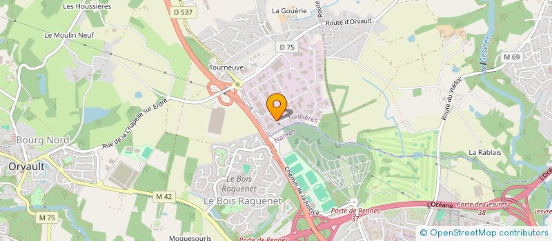 localisation de l'entreprise HSP à TREILLIERES