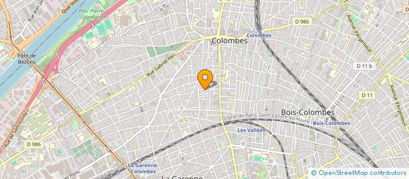 localisation de l'entreprise HSP CONSEIL  COLOMBES