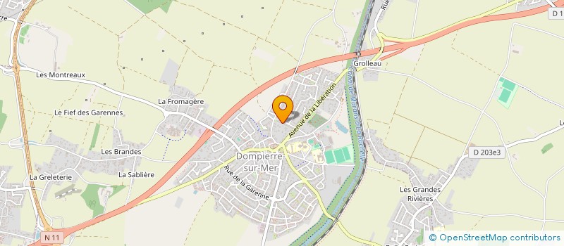 localisation de l'entreprise HSPC  DOMPIERRE-SUR-MER