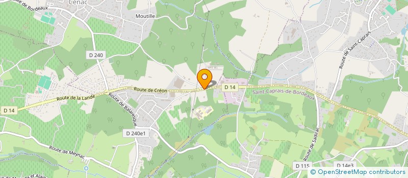 localisation de l'entreprise HSS HYDRAULIC SYSTEM SERVICE à CAMBLANES-ET-MEYNAC