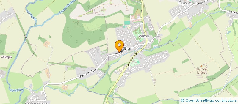 localisation de l'entreprise HSSV  VERNY