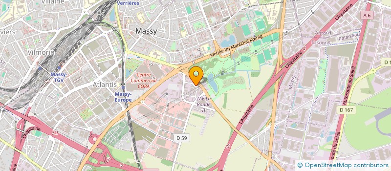 localisation de l'entreprise HSTB TRANSPORTS à DRANCY