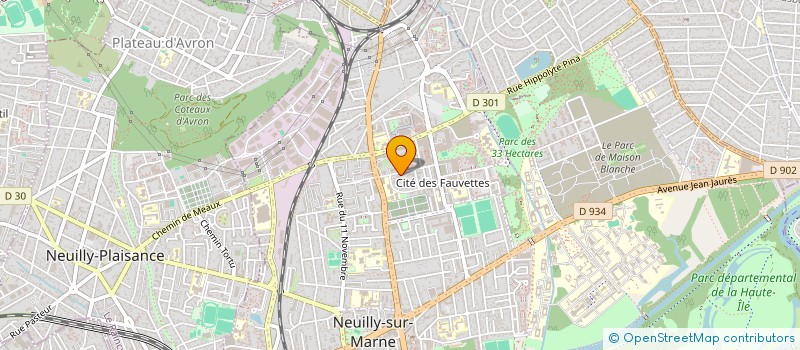 localisation de l'entreprise HSTP à NEUILLY-SUR-MARNE
