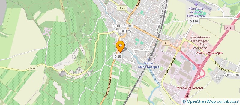 localisation de l'entreprise HSV à NUITS-SAINT-GEORGES