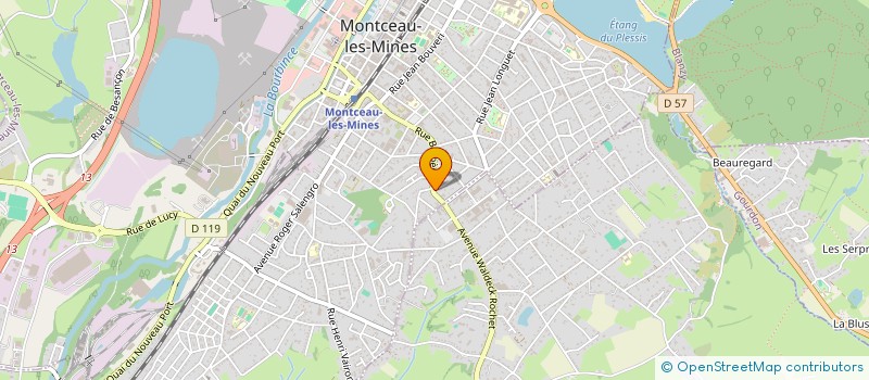 localisation de l'entreprise HSVA à MONTCEAU-LES-MINES