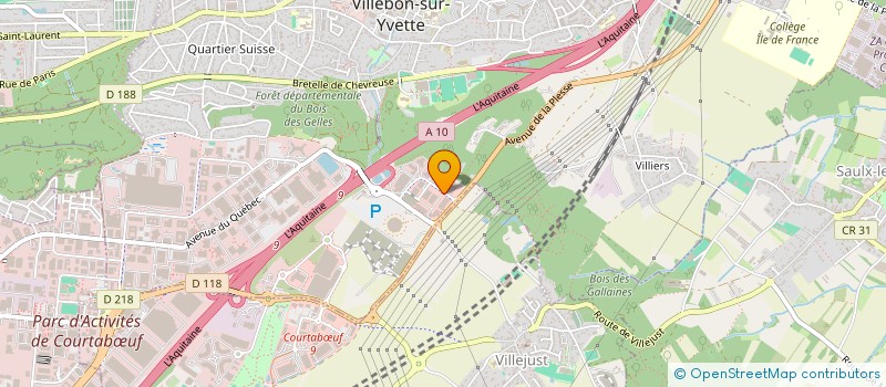 localisation de l'entreprise HSVT à VILLEBON-SUR-YVETTE