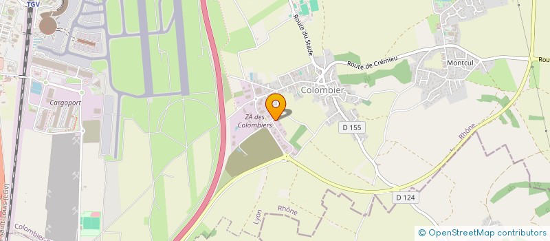 localisation de l'entreprise HSY  COLOMBIER-SAUGNIEU