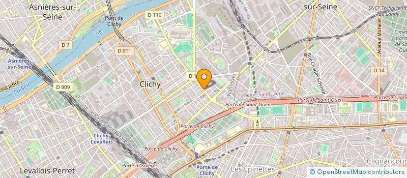 localisation de l'entreprise HT à CLICHY