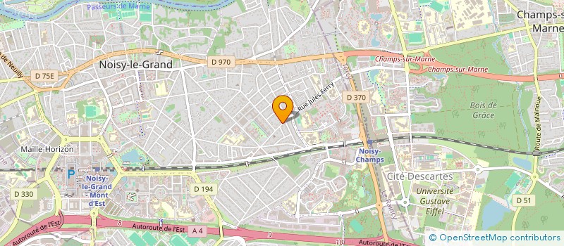 localisation de l'entreprise HT  NOISY-LE-GRAND