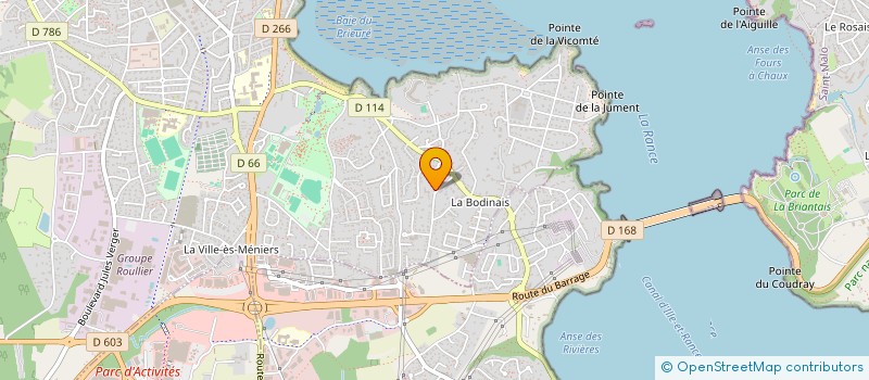 localisation de l'entreprise HT  DINARD