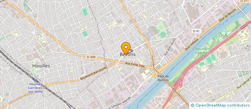 localisation de l'entreprise HT & ASSOCIES à BEZONS