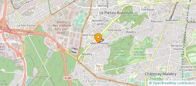 localisation de l'entreprise HT BAT ISOL à LE PLESSIS-ROBINSON