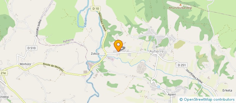 localisation de l'entreprise HT-BT-RESEAUX à AYHERRE