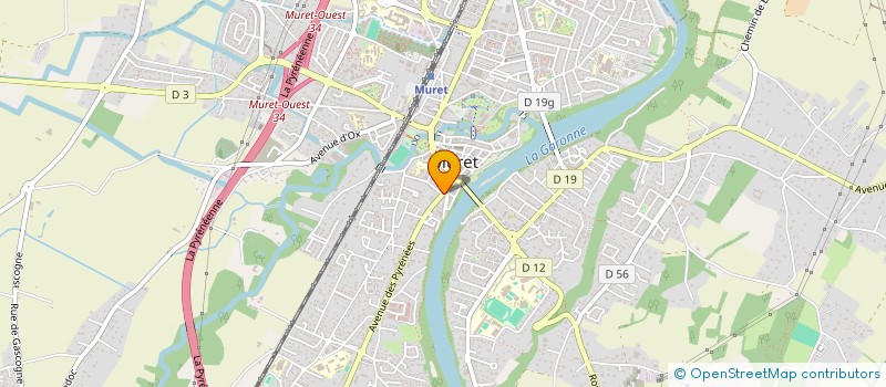 localisation de l'entreprise HT COIFFURE  MURET