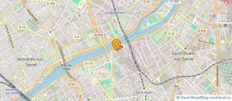 localisation de l'entreprise HT CONCEPT à CLICHY