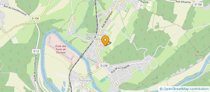 localisation de l'entreprise HT DIAGS  MONTFERRAND-LE-CHATEAU