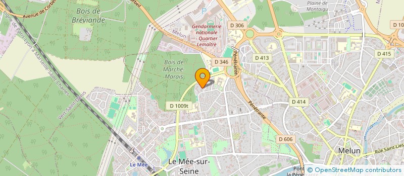 localisation de l'entreprise HT ELEC  LE MEE-SUR-SEINE