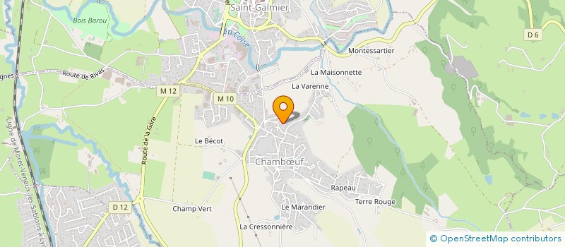 localisation de l'entreprise HT FINANCE  CHAMBUF