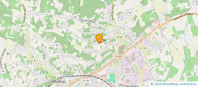 localisation de l'entreprise HT IMMO  MOISSAC