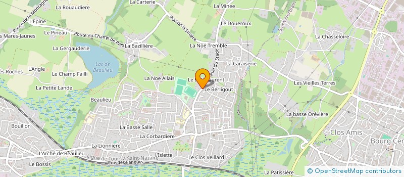 localisation de l'entreprise HT IMMO à COUERON