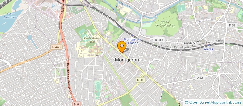 localisation de l'entreprise HT IMMOBILIER MONTGERON à MONTGERON
