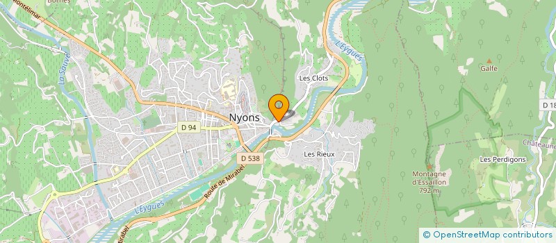 localisation de l'entreprise HT INVEST  NYONS