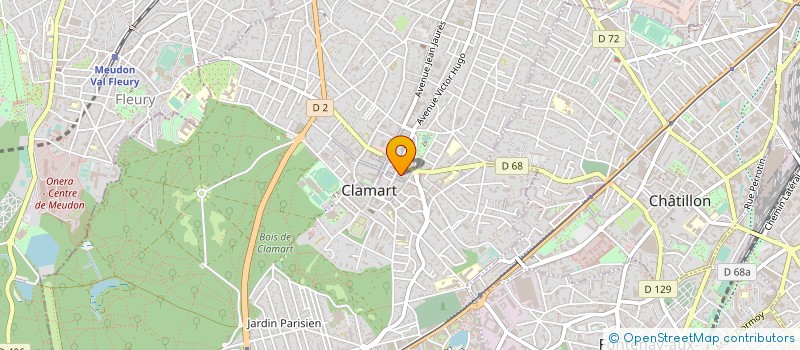 localisation de l'entreprise HT MULTIMEDIA à CLAMART