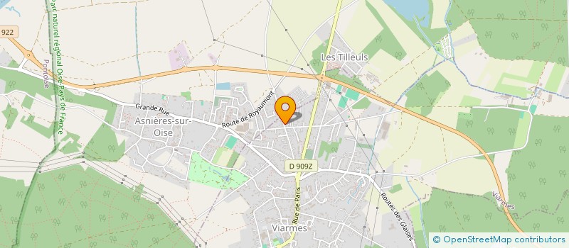 localisation de l'entreprise HT NEGOCE  VIARMES