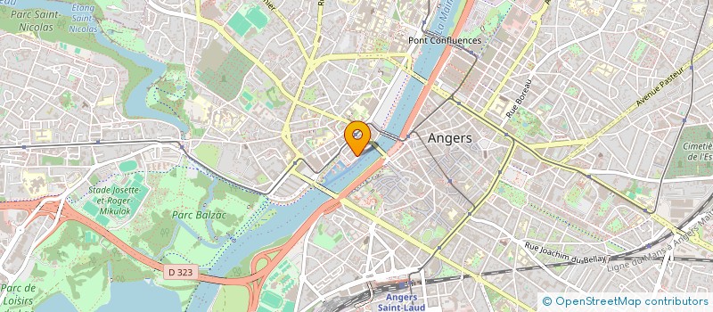 localisation de l'entreprise HT&O NOTAIRES ET CONSEILS à ANGERS