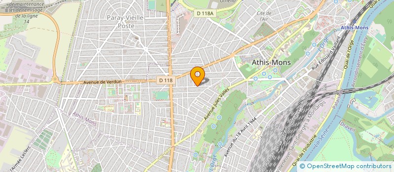 localisation de l'entreprise HT SERVICES à ATHIS-MONS