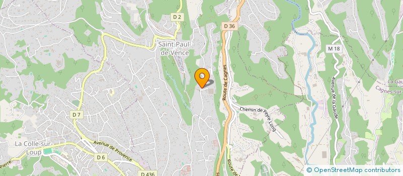 localisation de l'entreprise HT SERVICES à SAINT-PAUL-DE-VENCE