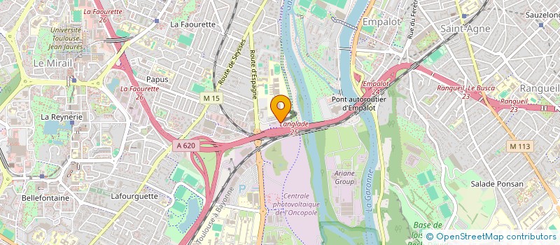 localisation de l'entreprise HT SOCIAL à TOULOUSE