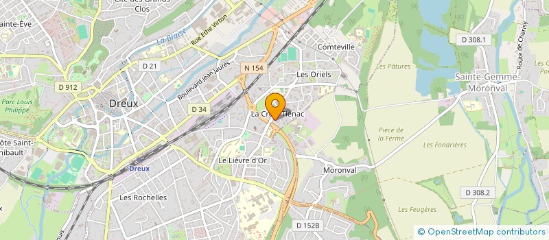localisation de l'entreprise HT28 TRANSPORT à DREUX