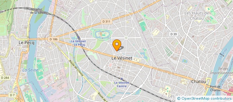 localisation de l'entreprise HT2S  LE VESINET