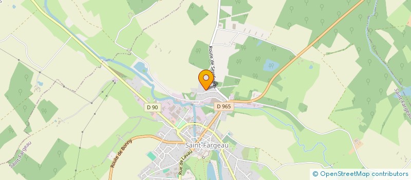 localisation de l'entreprise HTA à SAINT-FARGEAU
