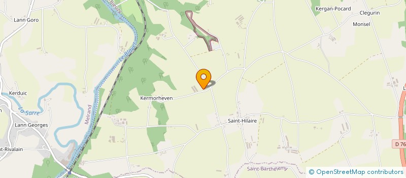 localisation de l'entreprise HTA  PLUMELIAU-BIEUZY