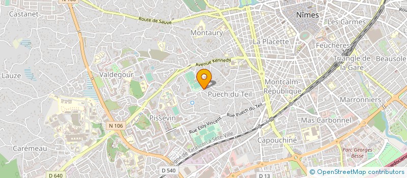 localisation de l'entreprise HTA INGENIERIE  NIMES