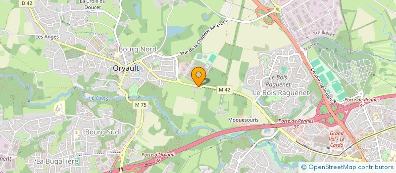 localisation de l'entreprise HTAB à ORVAULT