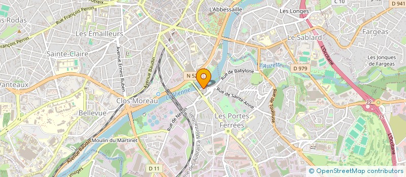 localisation de l'entreprise HTAG GROUP à LIMOGES