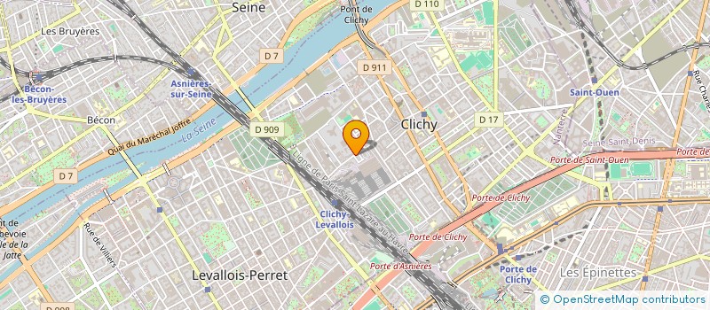 localisation de l'entreprise HTB à CLICHY