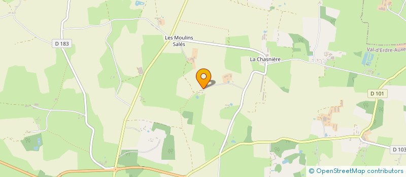 localisation de l'entreprise HTB  VAL D'ERDRE-AUXENCE