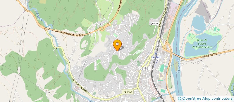 localisation de l'entreprise HTB GC  LE TEIL