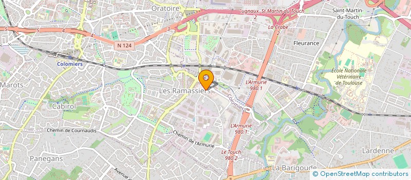 localisation de l'entreprise HTBA à COLOMIERS