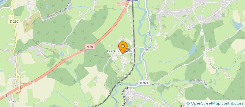 localisation de l'entreprise HTC  SAINT-VALLIER