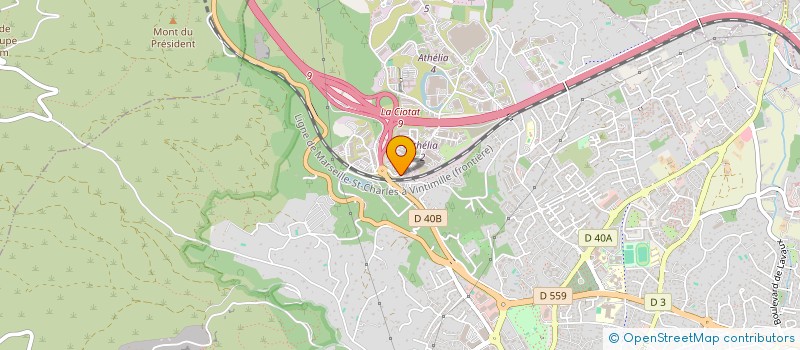 localisation de l'entreprise HTC.CONSEILS à LA CIOTAT