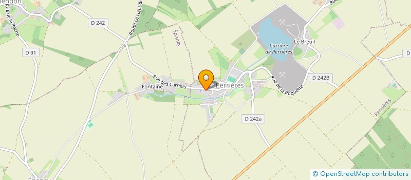 localisation de l'entreprise HTC IMMOBLIER  PERRIERES