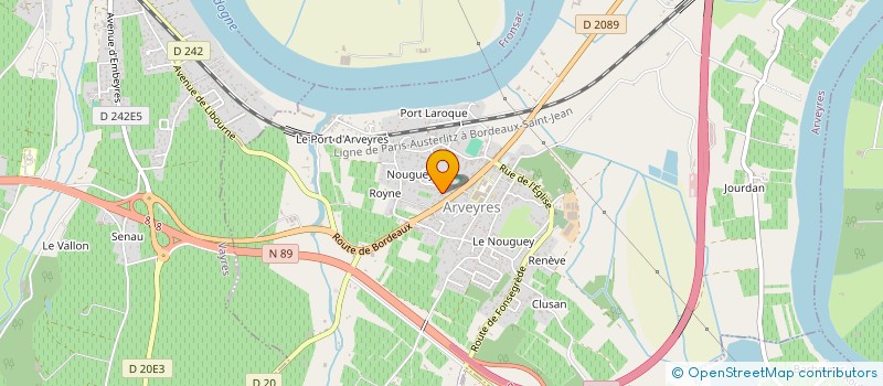 localisation de l'entreprise HTCAR  ARVEYRES