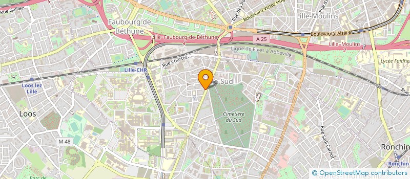 localisation de l'entreprise HTCD HOLDING à LILLE