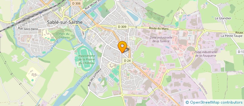 localisation de l'entreprise HTCR IMMO  SABLE-SUR-SARTHE