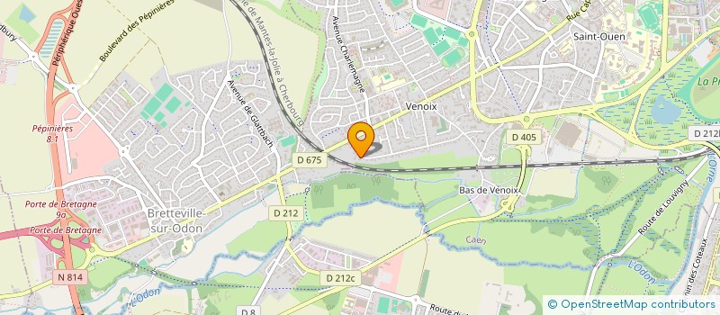 localisation de l'entreprise HTCS à CAEN